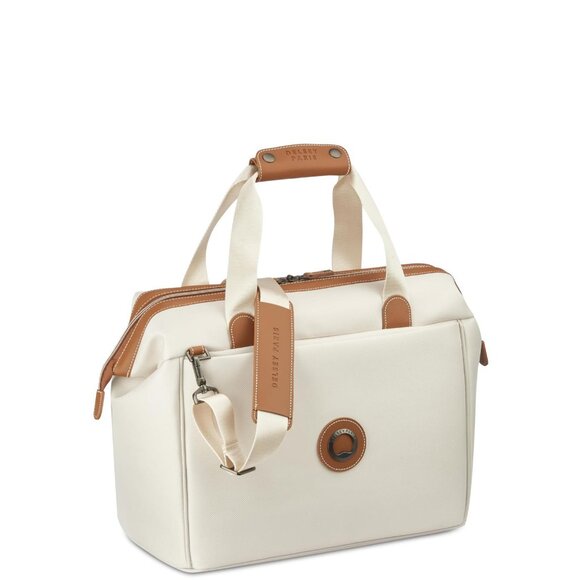 Delsey Paris 2.0 Small Weekender Travel Duffle Bag Angora Off White One Size - Picture 7 of 14